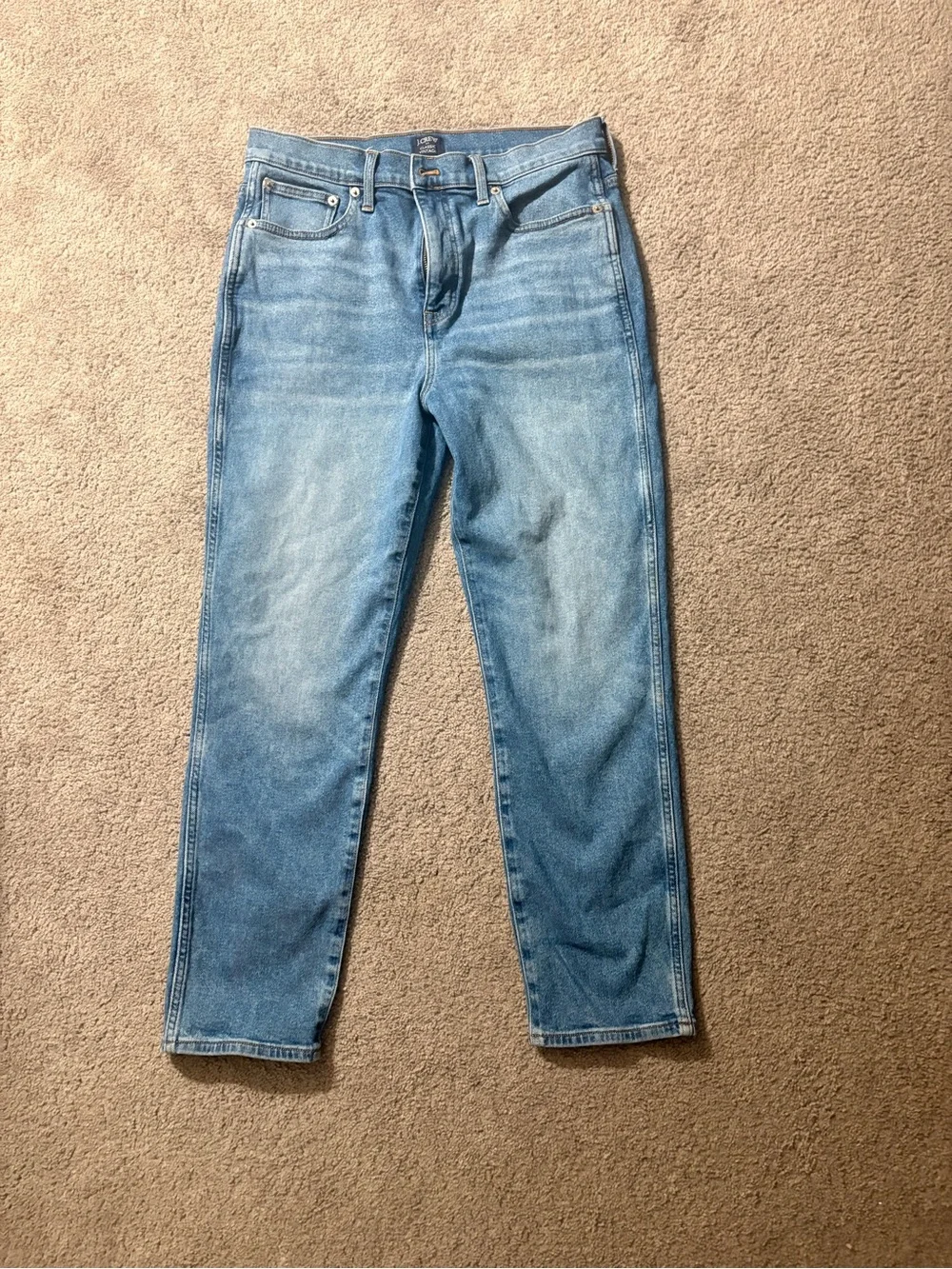 J. Crew Women’s  Light Blue Straight-Leg Jeans